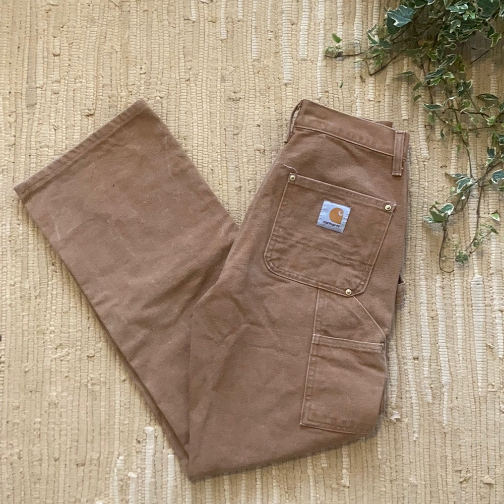 Vintage tan carhartt work pants excellent condition